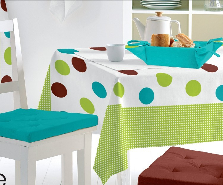 Plaid Style PVC Material Printed Plastic Tablecloth