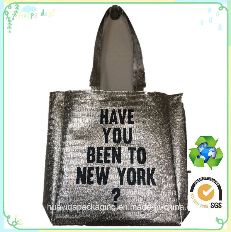 Hot Selling Eco- Friendly Recycled Laminated Non Woven Shopping Bag with Custom Logo