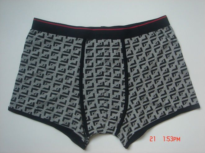 2015 BSCI Oeko-Tex Men's Underwear Boxer 120906 with Print