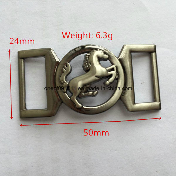 Horse Pattern Decorative Shoe Hardware Buckle