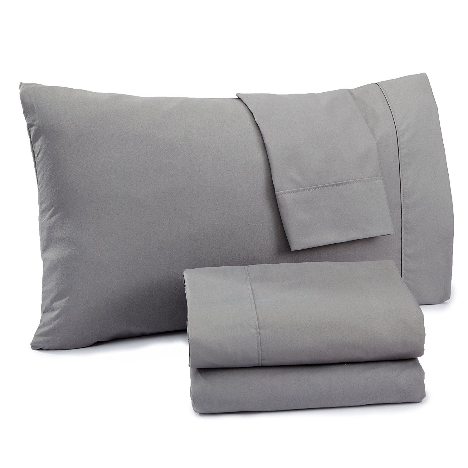Microfiber Fitted Bed Sheet Double Brushed Bedding Set