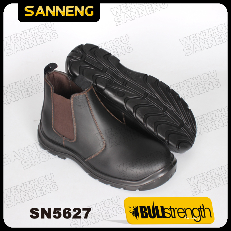 No Lace Safety Shoes with Steel Toe and Steel Plate Sn5627