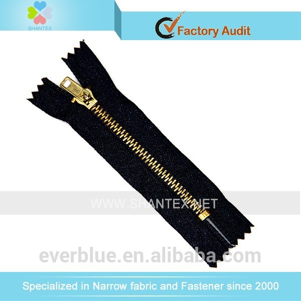 Hot Top Quality No. 3 Brass Pin Lock Slider Close End Zipper