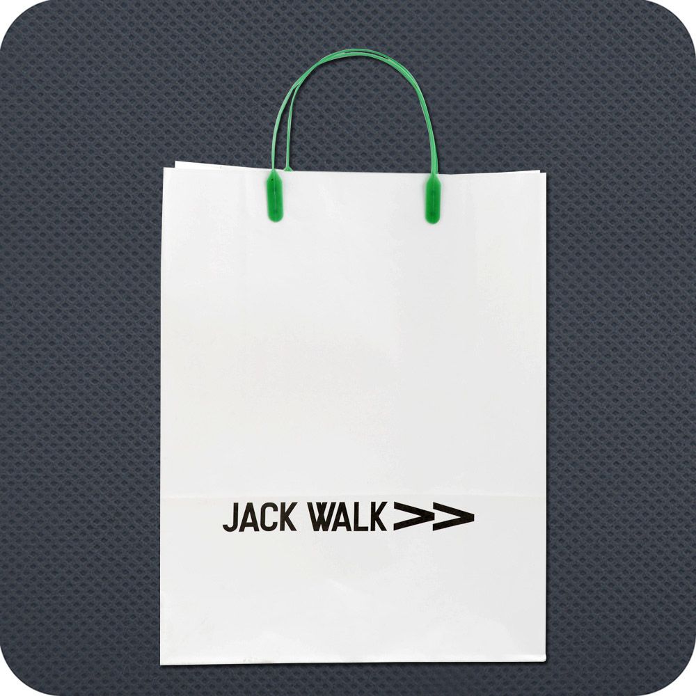 Customized Kraft Paper Bag with Rigid Handle
