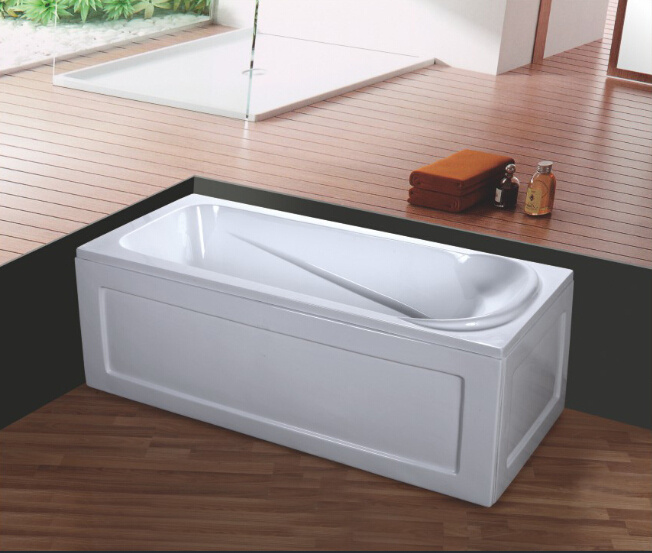 Acrylic Rectangle Apron/Skirt Simple Bathtub (BNG2019)