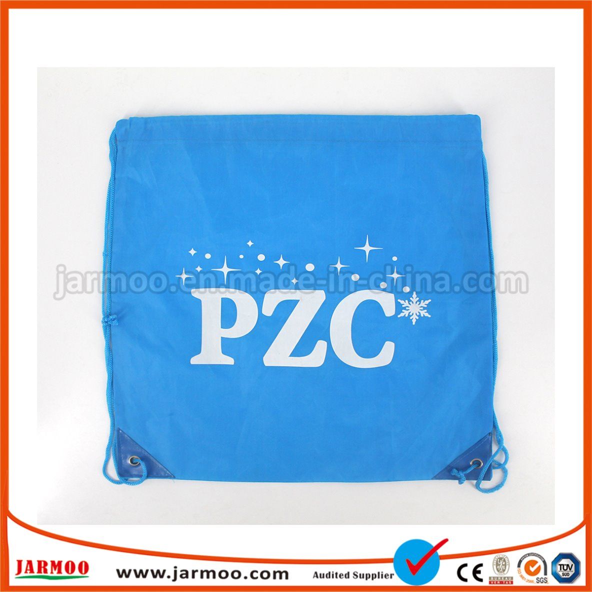 Printed Advertising Nylon Backpack String Bag