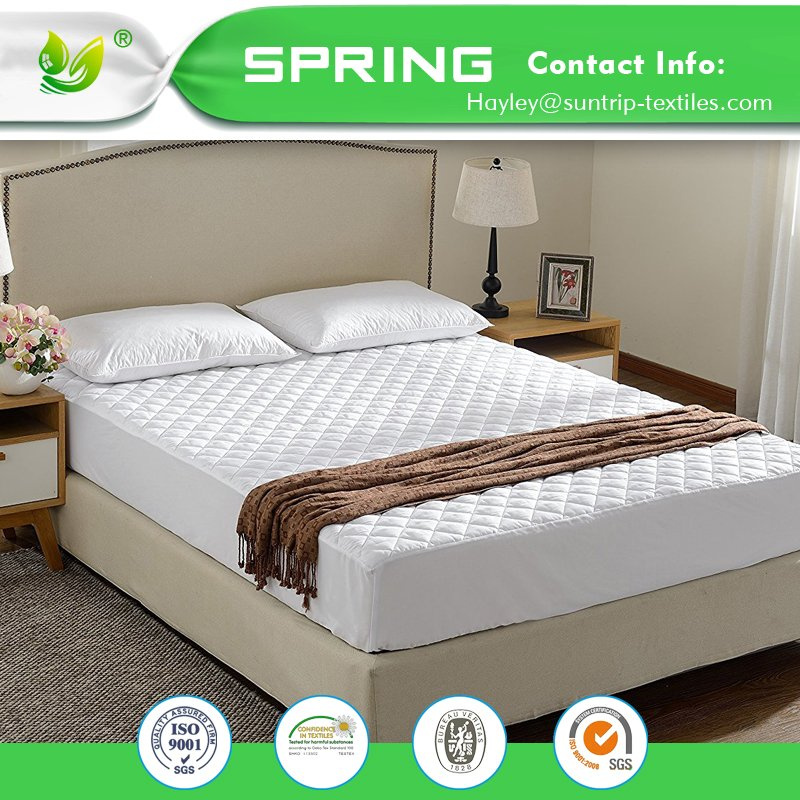 Queen Size Hypoallergenic Bed Bug Proof Fitted Style Mattress Cover Protector