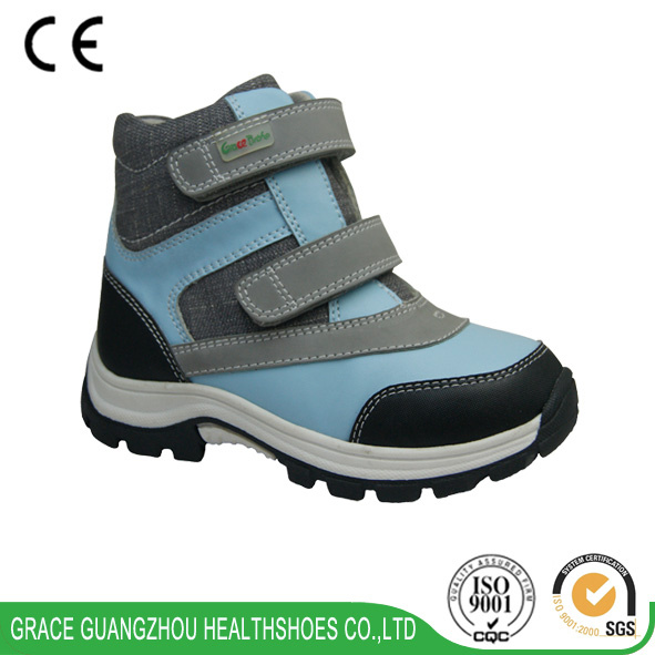 Student Stability Boots Child Flat Foot Corrective Winter Footwear with Warm Lining