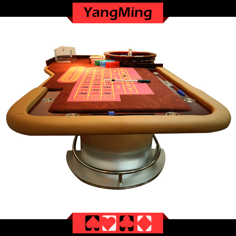 2017 Casino Dedicated Luxury Roulette Poker Table Professional Roulette Table Manufacture Can Be Custom for Player Ym-Rt05
