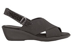 Stretch Fabric Upper Casual Slingback Style Sandals