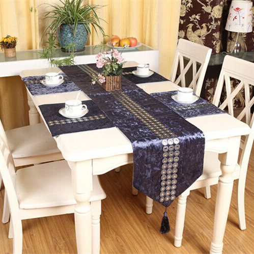 Hand-Sewing Diamond Tape Table Runner Decorative Table Flag (JTR-11)