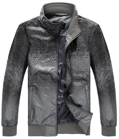 Basic Style Spring Polyester Men Jackets