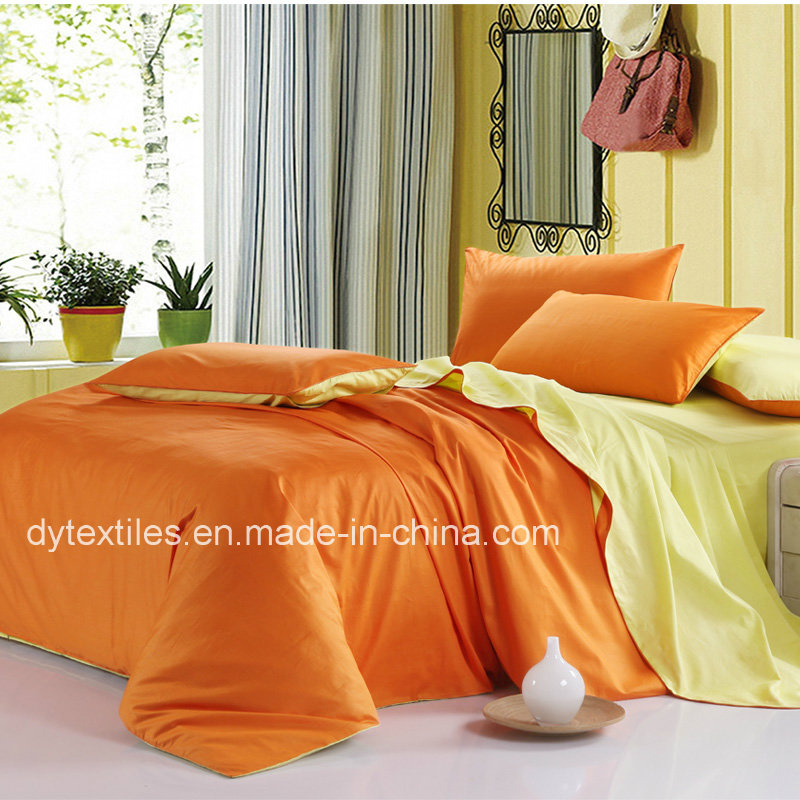 Korean Solid Color Pure Color 100 % Cotton Home Bedsheets Set