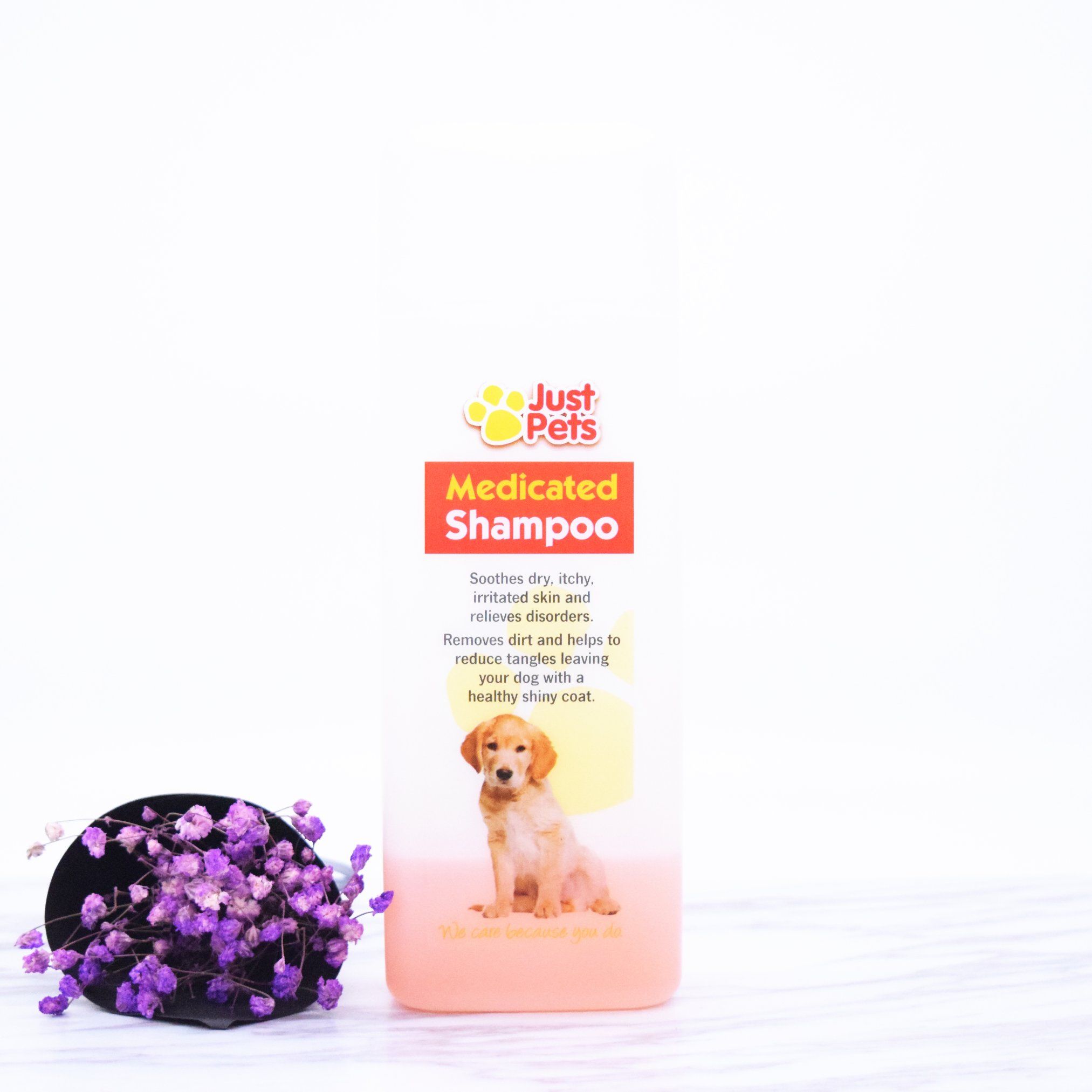 475ml Just Pets Medicated Shampoo for Dogs