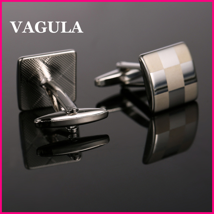 VAGULA New Quality Laser Cufflinks (HL10165)