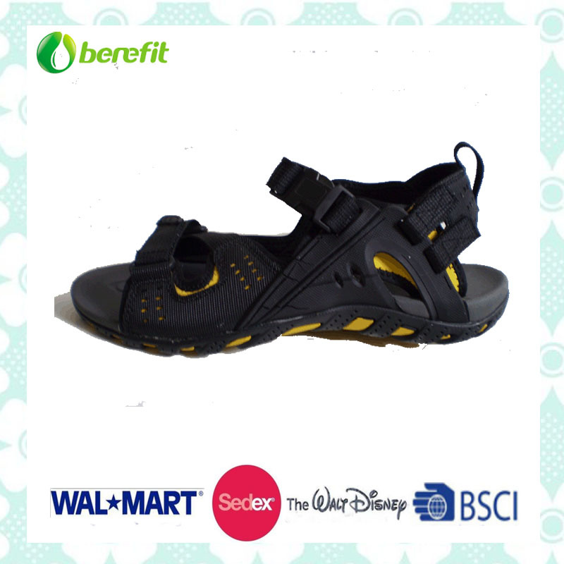 PU and Nubuck Upper with TPR Sole, Men's Sporty Sandals