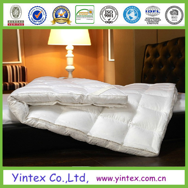 Queen Double Layer Goose Down/ Feather Mattress Toppers
