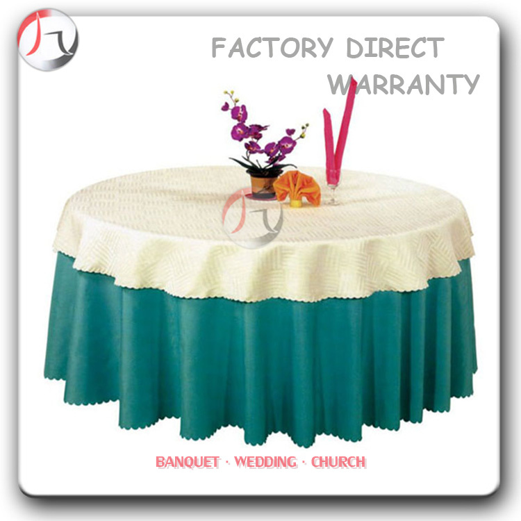 Different Colors Two Layers Polyester Durable Exquisite Table Cloth (TC-13)