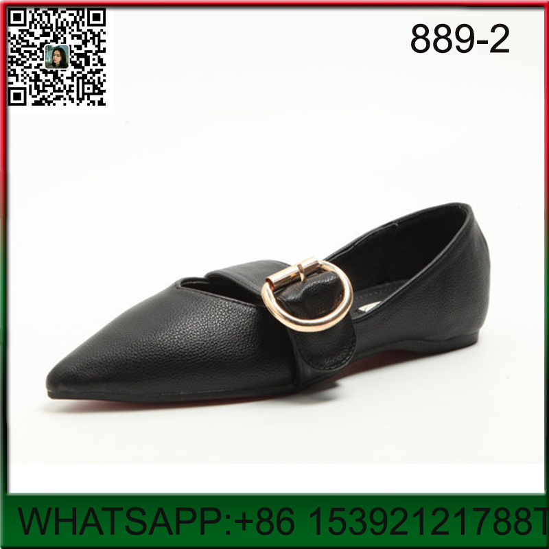 New Design Flat Pointed The Belt Lady Shoes