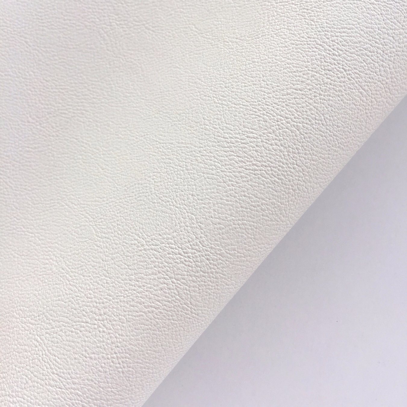 White PU Leather for Bags Package Cases Watch Chains
