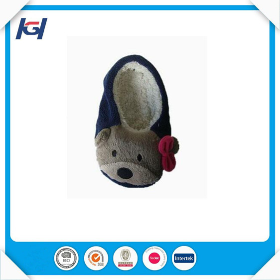 Novelty Cute 3D Head Soft Warm Snoozies Slippers for Lady
