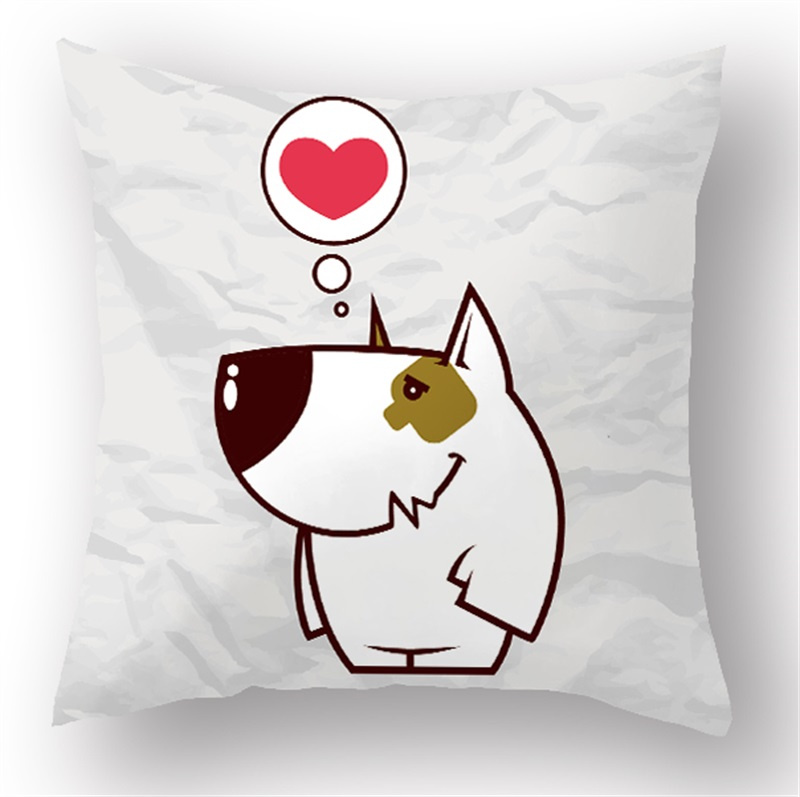 Square, Square Shape and Massage, Decorative Feature Painting Dog Cushion