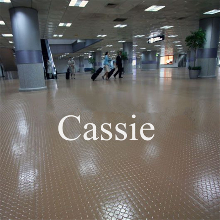 Round DOT Rubber Floor, Anti Slip Rubber Floor, Rubber Floor Sheet Cloth Insertion Rubber Sheet