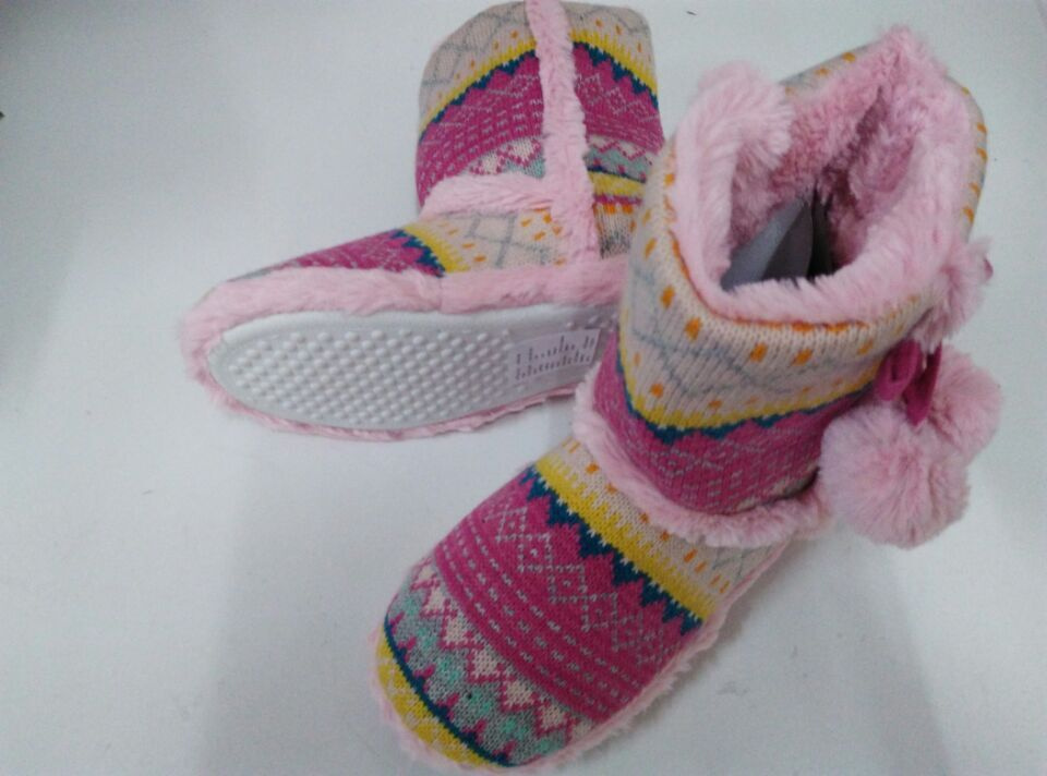 Popular Brand Patterns Knitted Boots Fashion Snow Boot