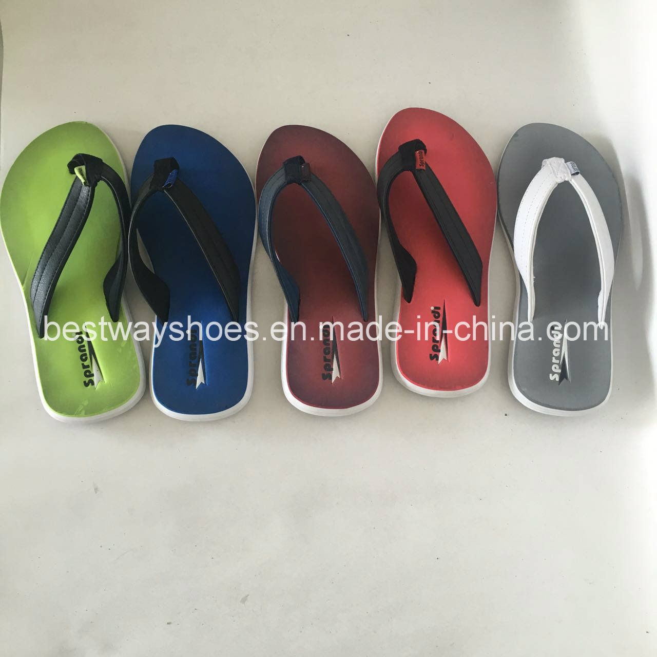 New Design Slipper with PU Leather Sandal Flip-Flops Slipper