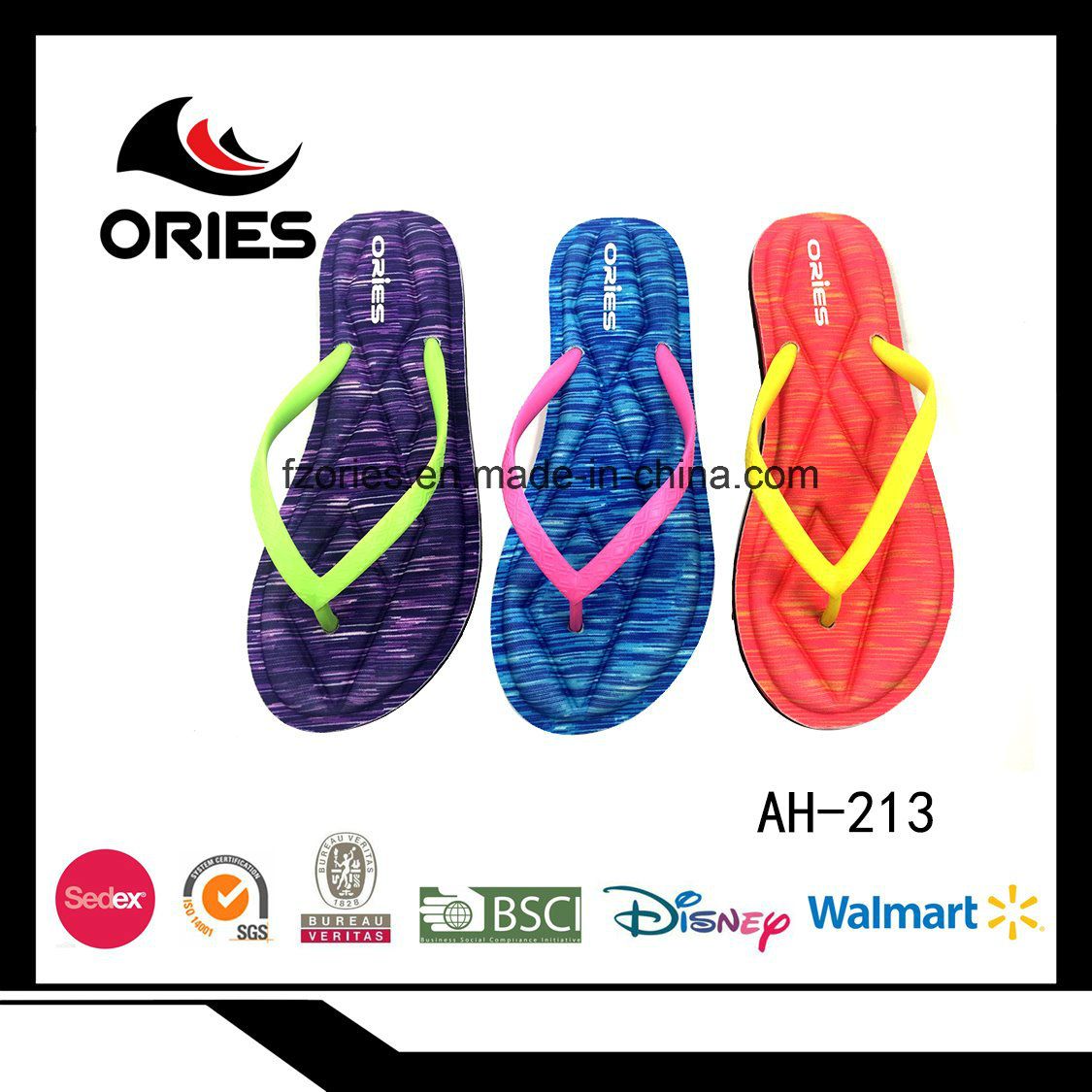 PVC Upper Pressing Fabric Insole TPR Outsole Child's EVA Flip Flop