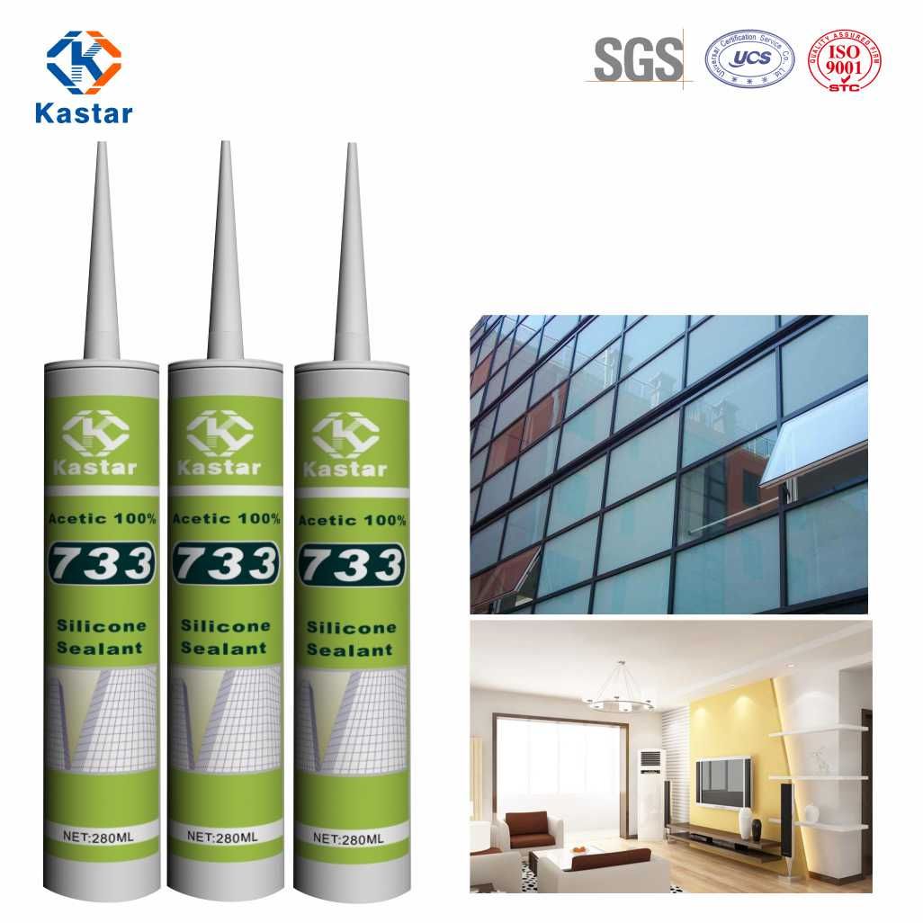 Good Quality Super Acetoxy Silicone Sealant (Kastar733)