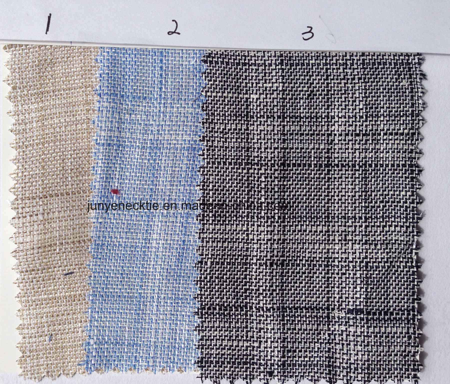 Cotton Chambray Solid Pattern Necktie Fabric