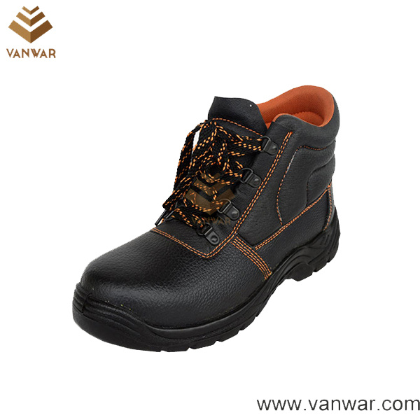 Abrasion Resistance Cow Leather Military Working Safety Boots (WWB052)