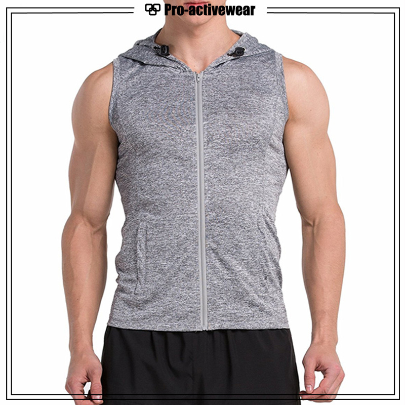 2017 Custom Hot Sale Men's New Design Compression Tank Top