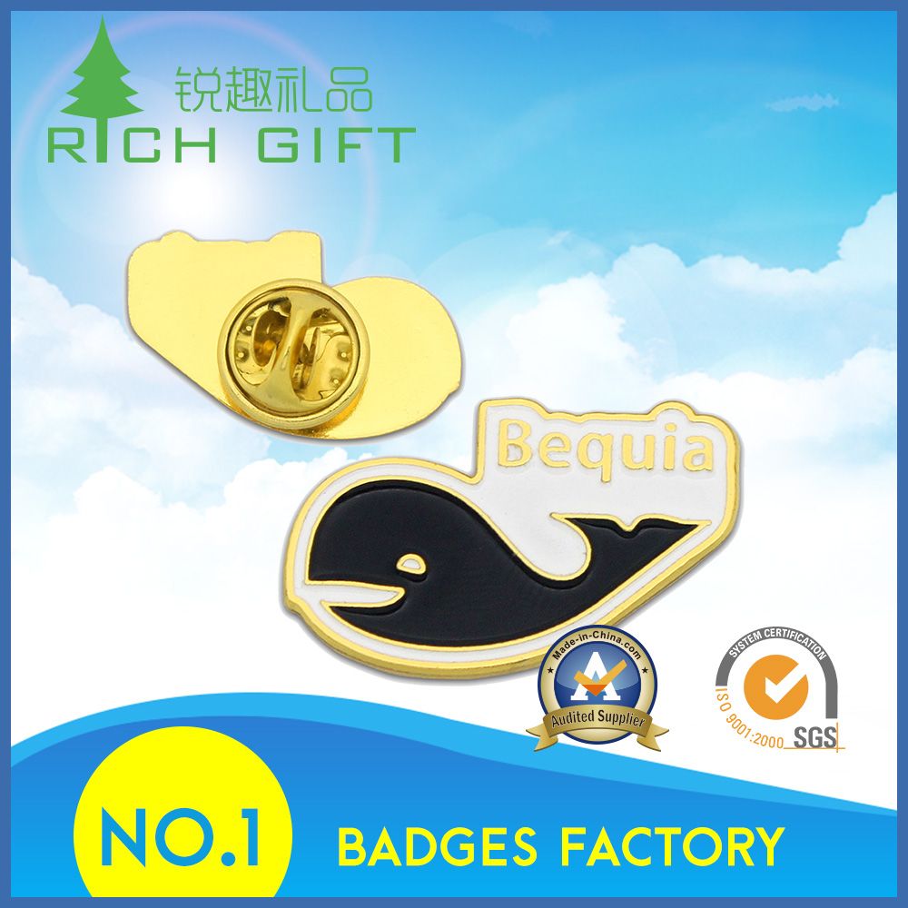 Supply Custom Made Enamel Badge with Cartoon and Animal Shape