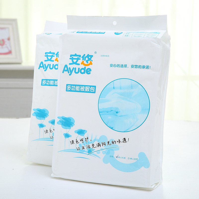 Disposable Single Packaged Bedding Set for Travel