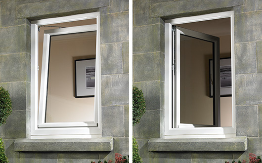 High Quality Low E Glass Thermal Break Aluminum Tilt and Turn Window