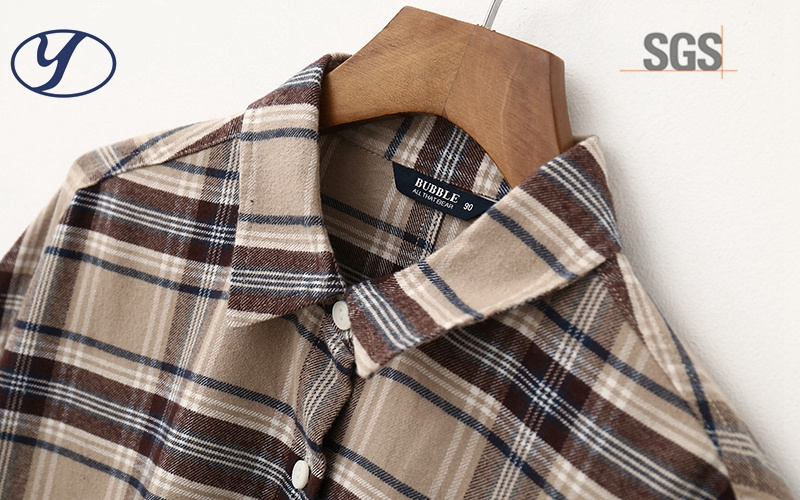 Self-Design Ls Matched Plaid Shirts