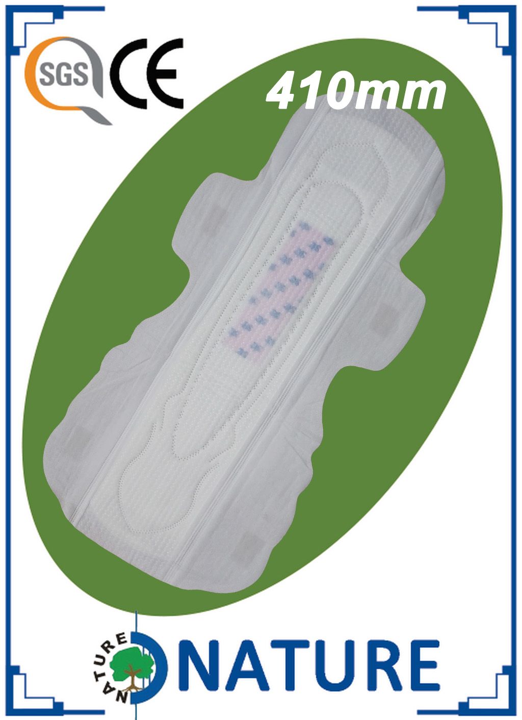 2017 Feminine Hygiene Anion Material Safe Sanitary Napkins