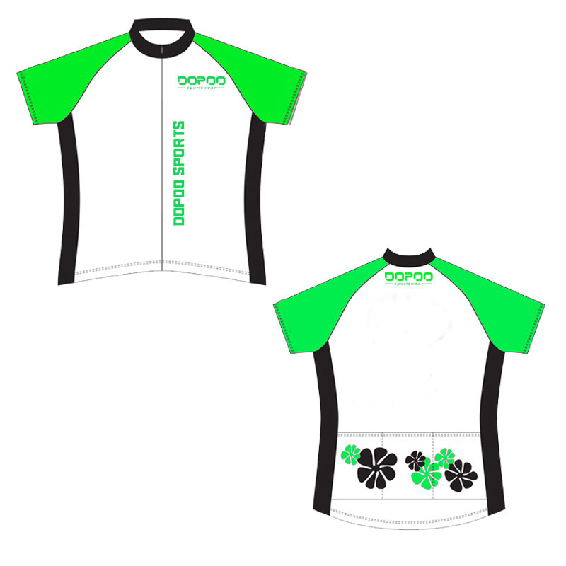 Man's Short Sleeve Cycling Tops Jersey 100% Polyester