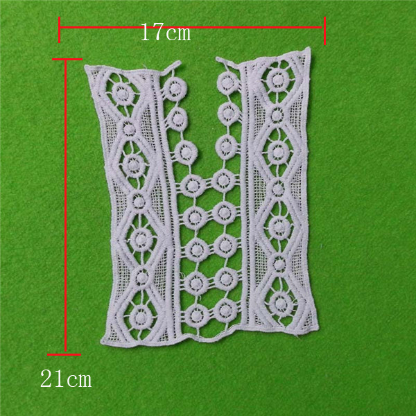 Sofe Cetting Cotton Eyelet Appliques Lace Collar (cn109)