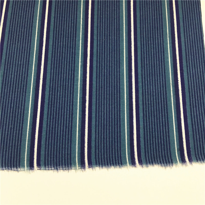 T/C 6535 Polyester Cotton Strip Fabric for Dress