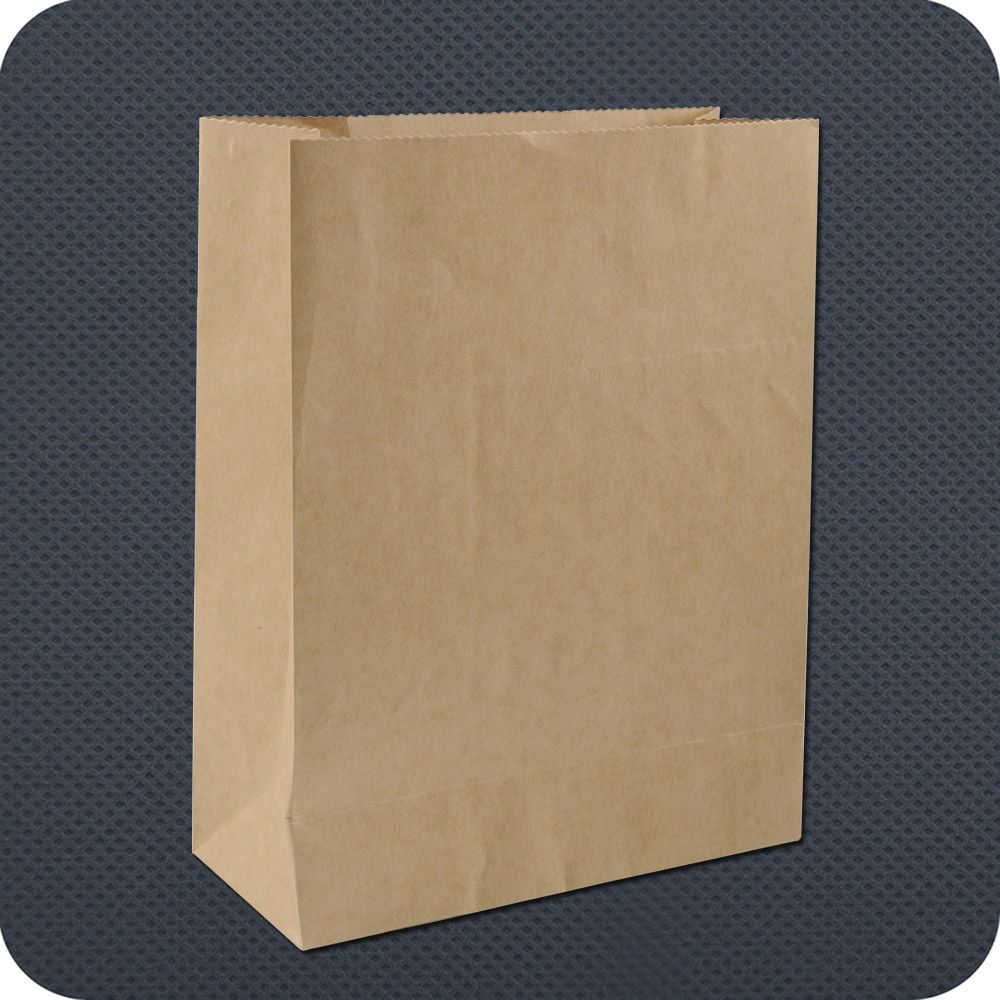 Block Bottom Paper Packaging Bag Without Handle