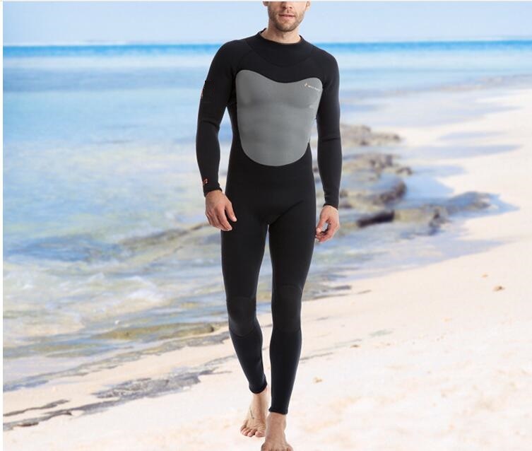 Waterproof Neoprene Long Sleeve Man's Wetsuit