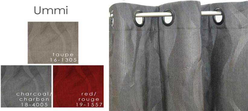 New Arrival Jacquard Grommet Curtain