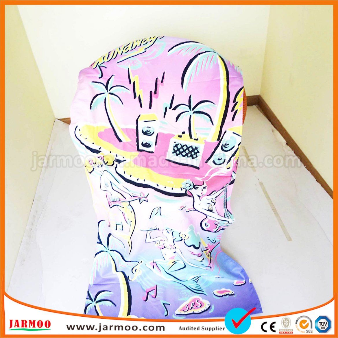 Advertising Custom Full Color Printed Beach Towel