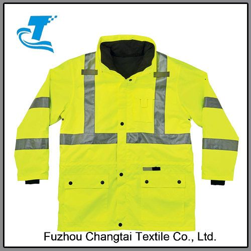 High Visibility 4-in-1 Reflective Safety Jacket