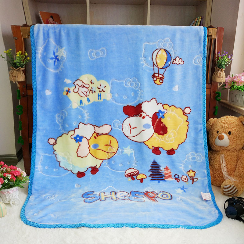 Warm Soft Plush Silky Flannel Children Blanket Throw