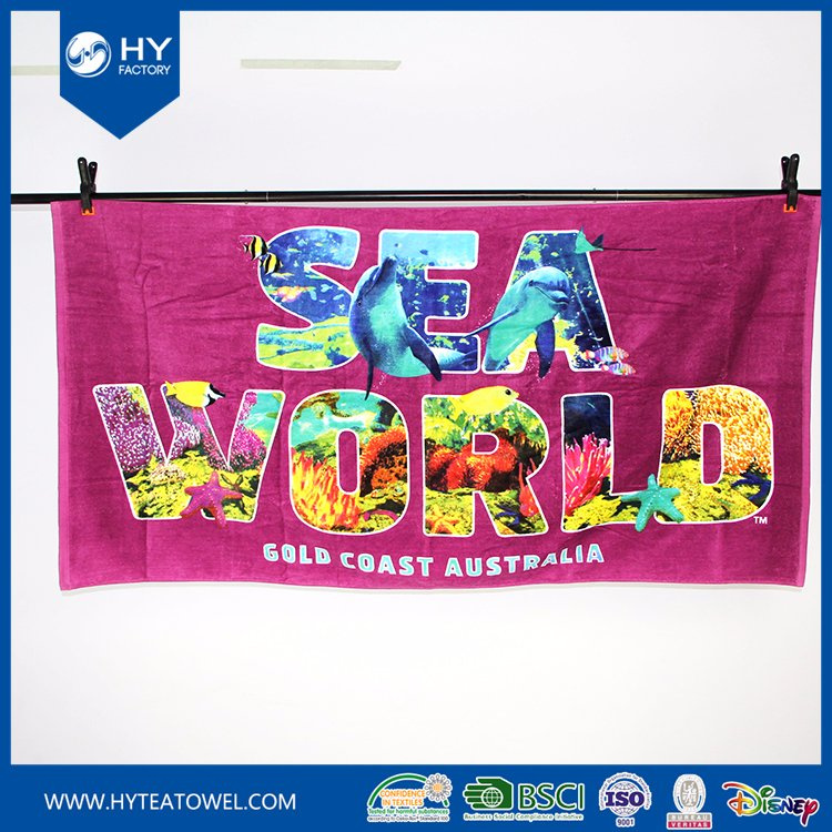 Digital Printing Custom Beach Towels