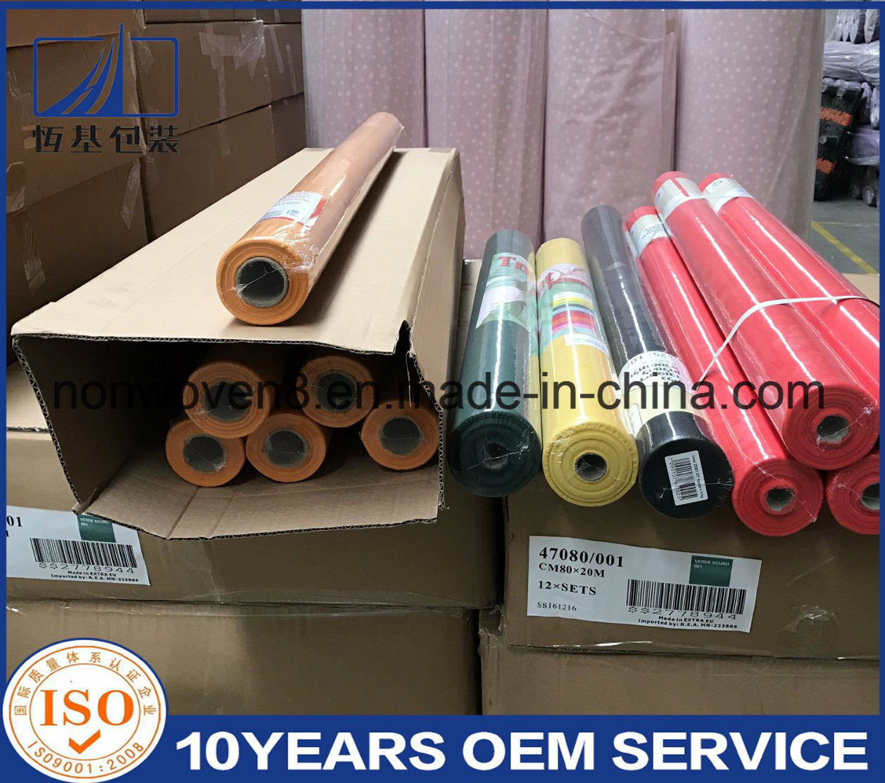 Customized Colorful Waterproof PP Nonwoven Table Cloth